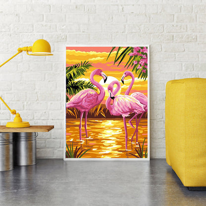 Flamingo - 11CT Stamped Cross Stitch 36*46CM