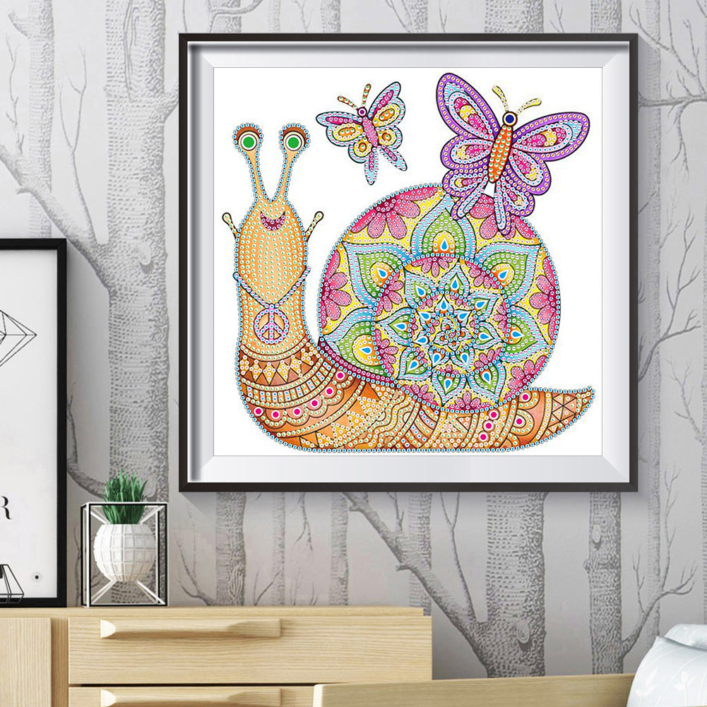 Snails - Special Shaped Drill Diamond Painting 30*30CM