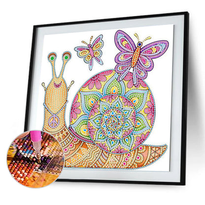 Snails - Special Shaped Drill Diamond Painting 30*30CM