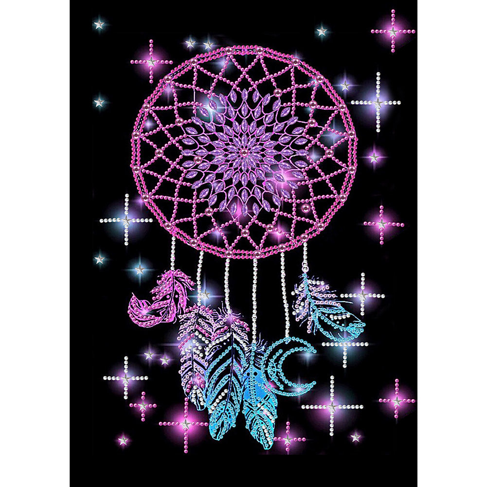Dreamcatcher - Special Shaped Drill Diamond Painting 30*40CM
