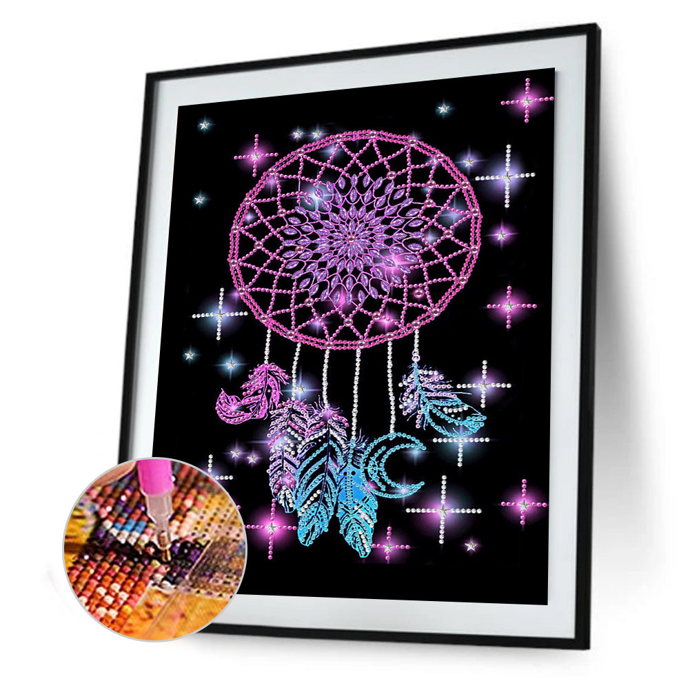 Dreamcatcher - Special Shaped Drill Diamond Painting 30*40CM