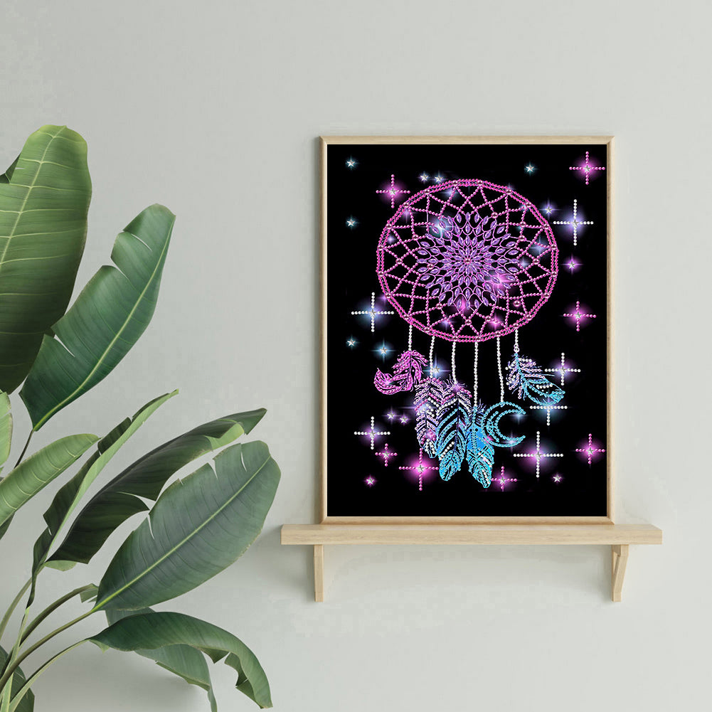 Dreamcatcher - Special Shaped Drill Diamond Painting 30*40CM
