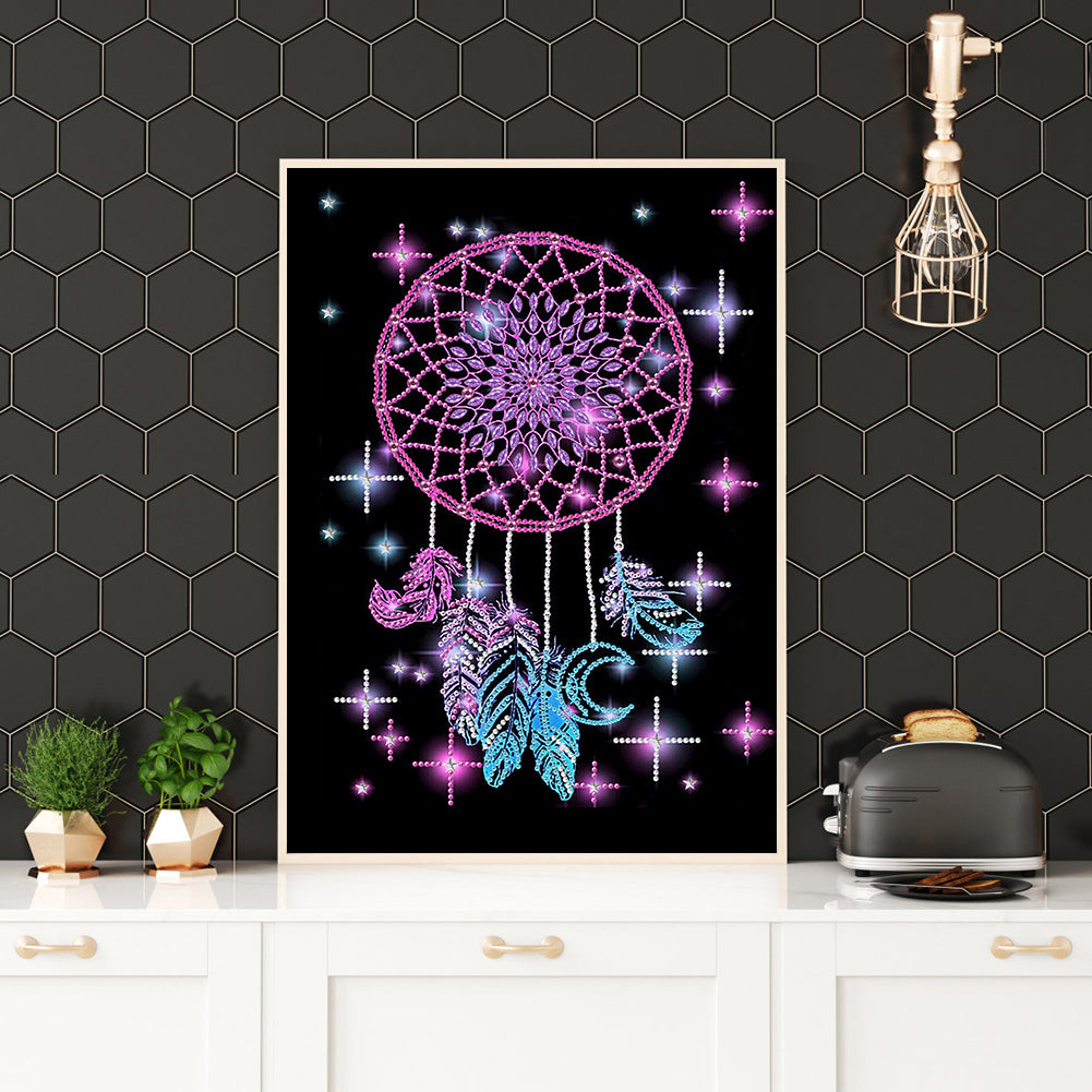 Dreamcatcher - Special Shaped Drill Diamond Painting 30*40CM