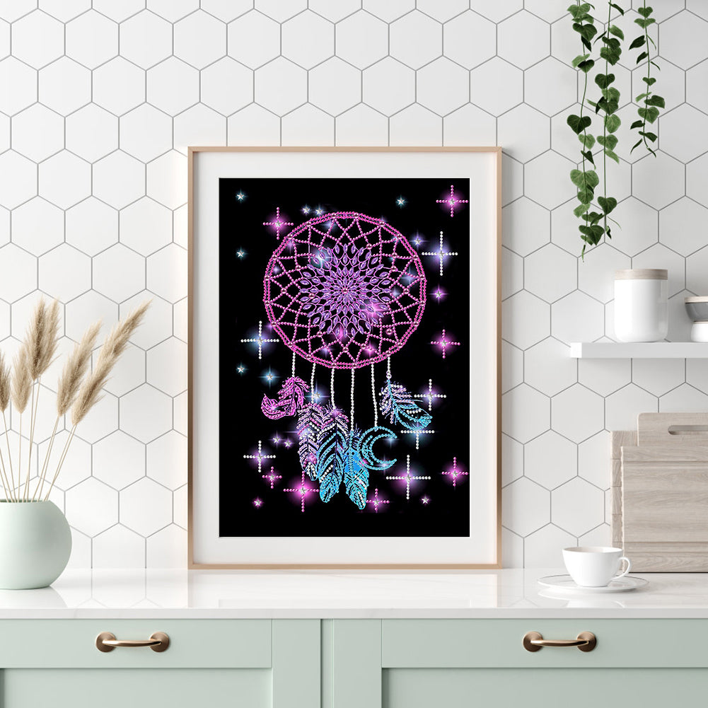 Dreamcatcher - Special Shaped Drill Diamond Painting 30*40CM