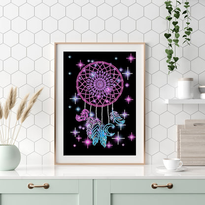 Dreamcatcher - Special Shaped Drill Diamond Painting 30*40CM