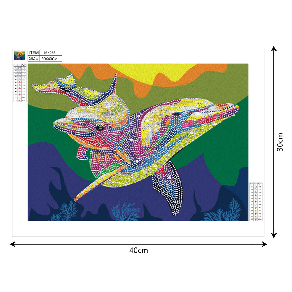 Bird - Special Shaped Drill Diamond Painting 40*30CM