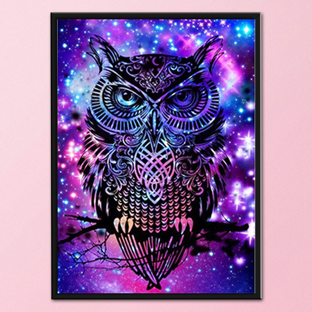 Owl - 11CT Stamped Cross Stitch 36*46CM