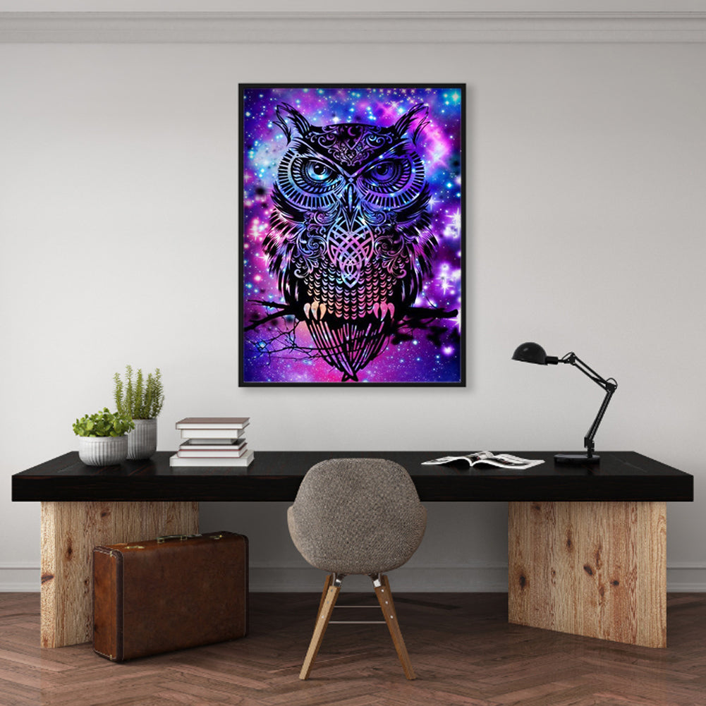 Owl - 11CT Stamped Cross Stitch 36*46CM