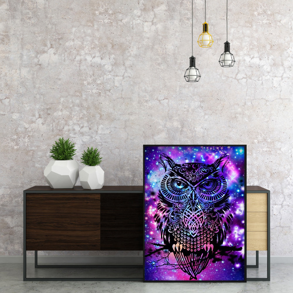 Owl - 11CT Stamped Cross Stitch 36*46CM