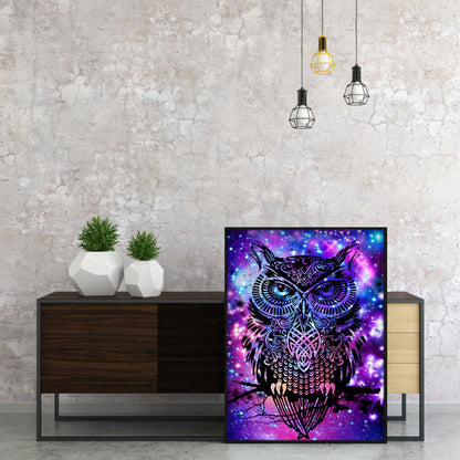 Owl - 11CT Stamped Cross Stitch 36*46CM