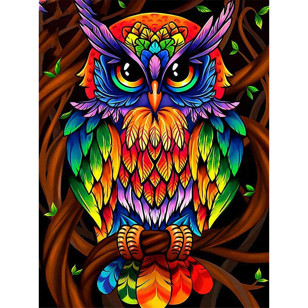 Owl - 11CT Stamped Cross Stitch 36*46CM