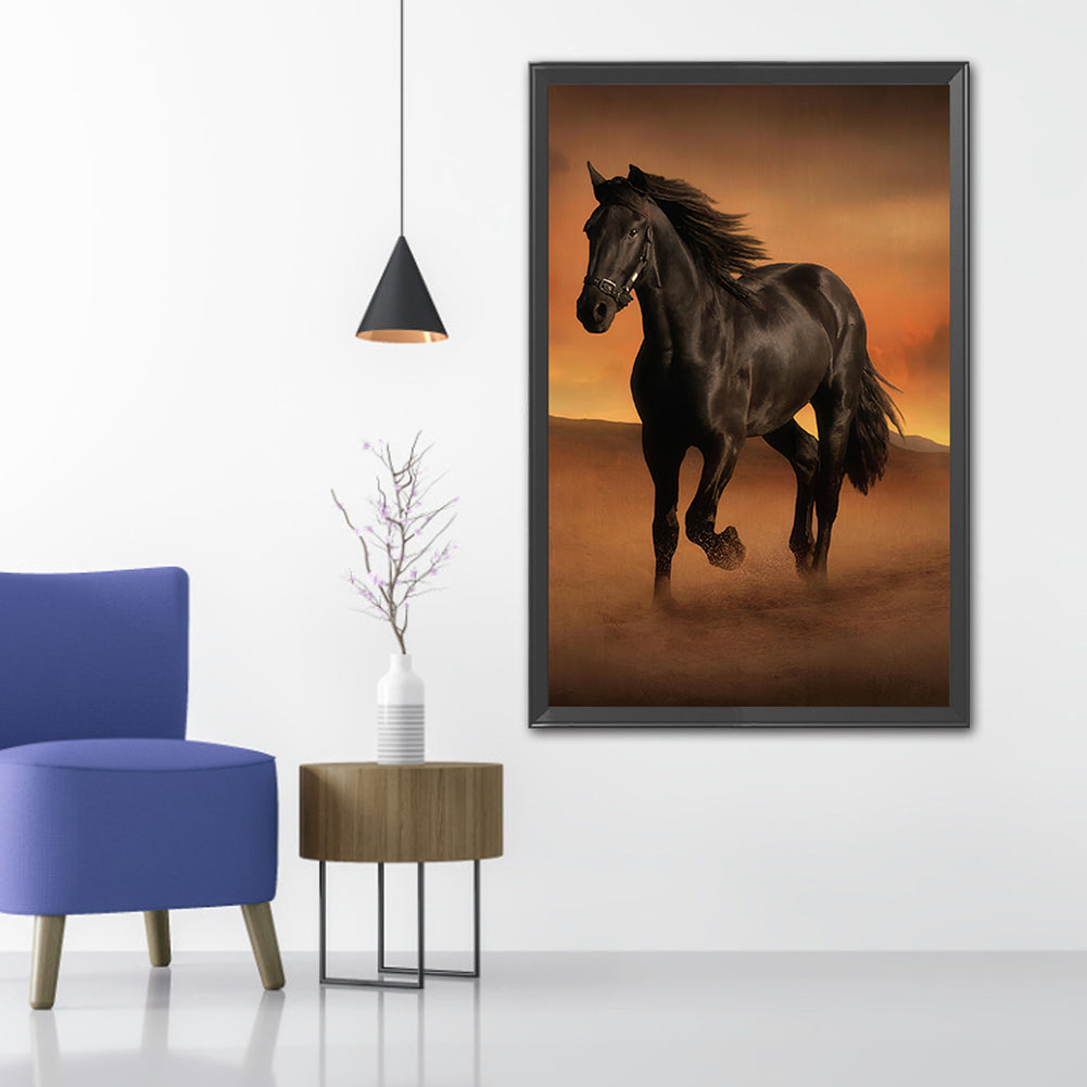 Horse - Full Round Drill Diamond Painting 45*70CM