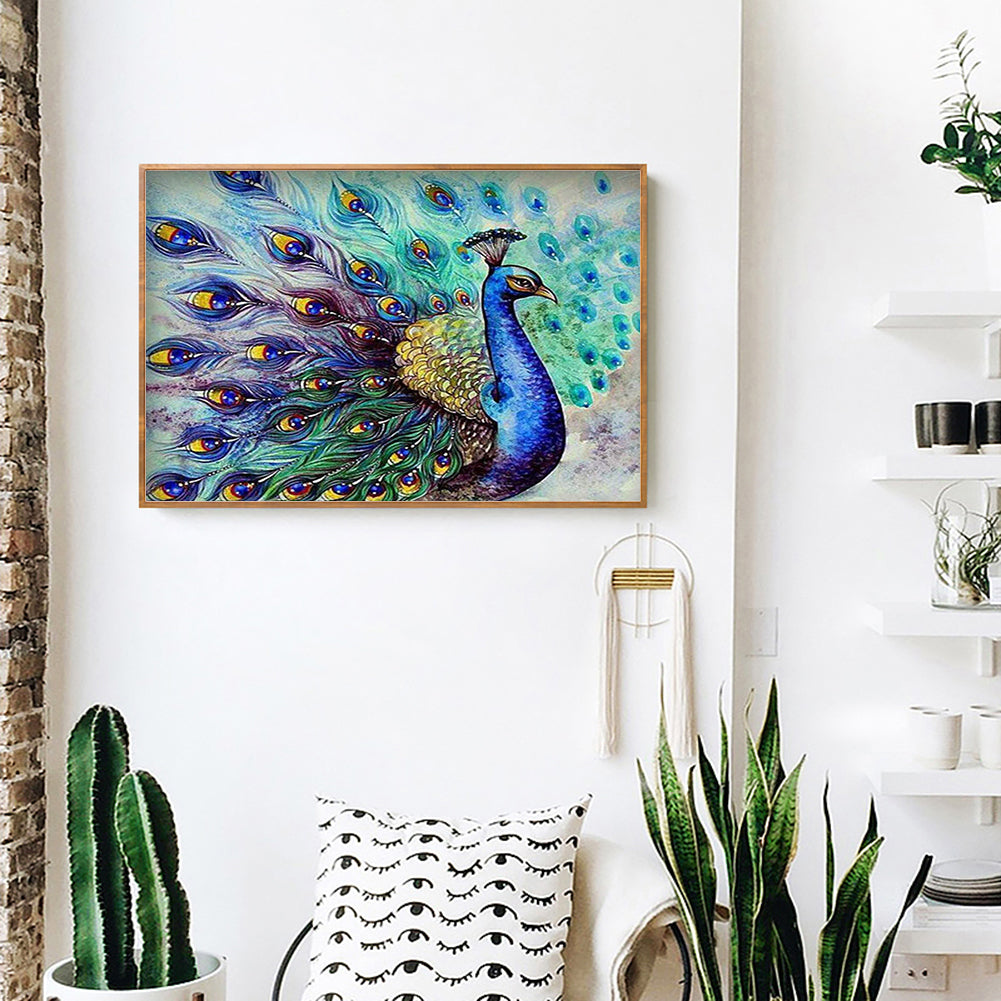 Peacock - 11CT Stamped Cross Stitch 36*46CM