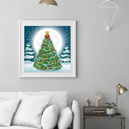 Christmas Tree - Special Shaped Drill Diamond Painting 30*30CM