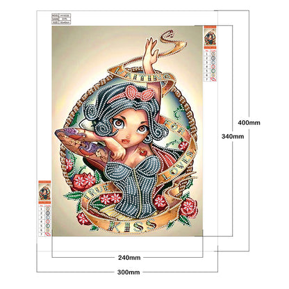 Princess - Special Shaped Drill Diamond Painting 30*40CM