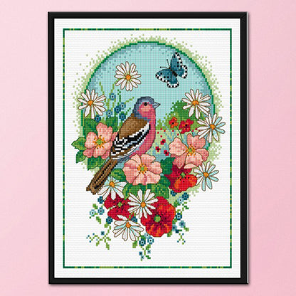 Bird - 11CT Stamped Cross Stitch 35*40CM