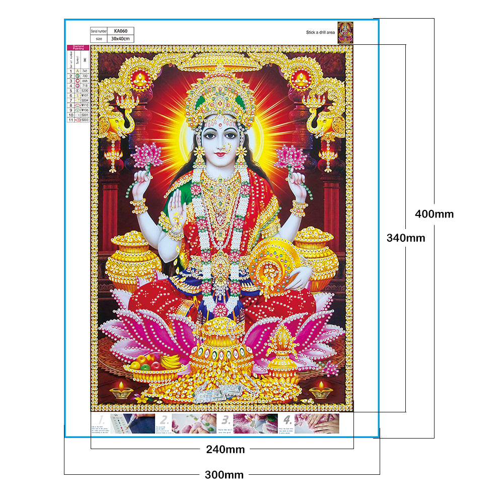 Religious Idols - Special Shaped Drill Diamond Painting 30*40CM
