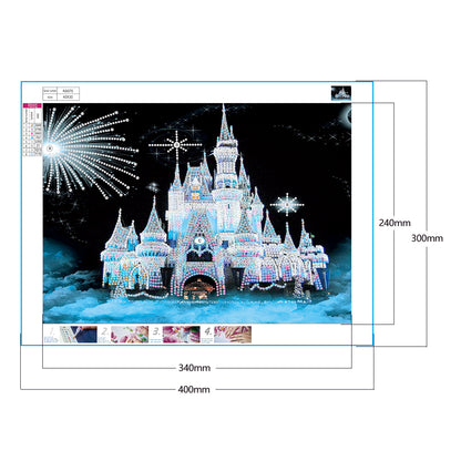 Castle - Special Shaped Drill Diamond Painting 40*30CM
