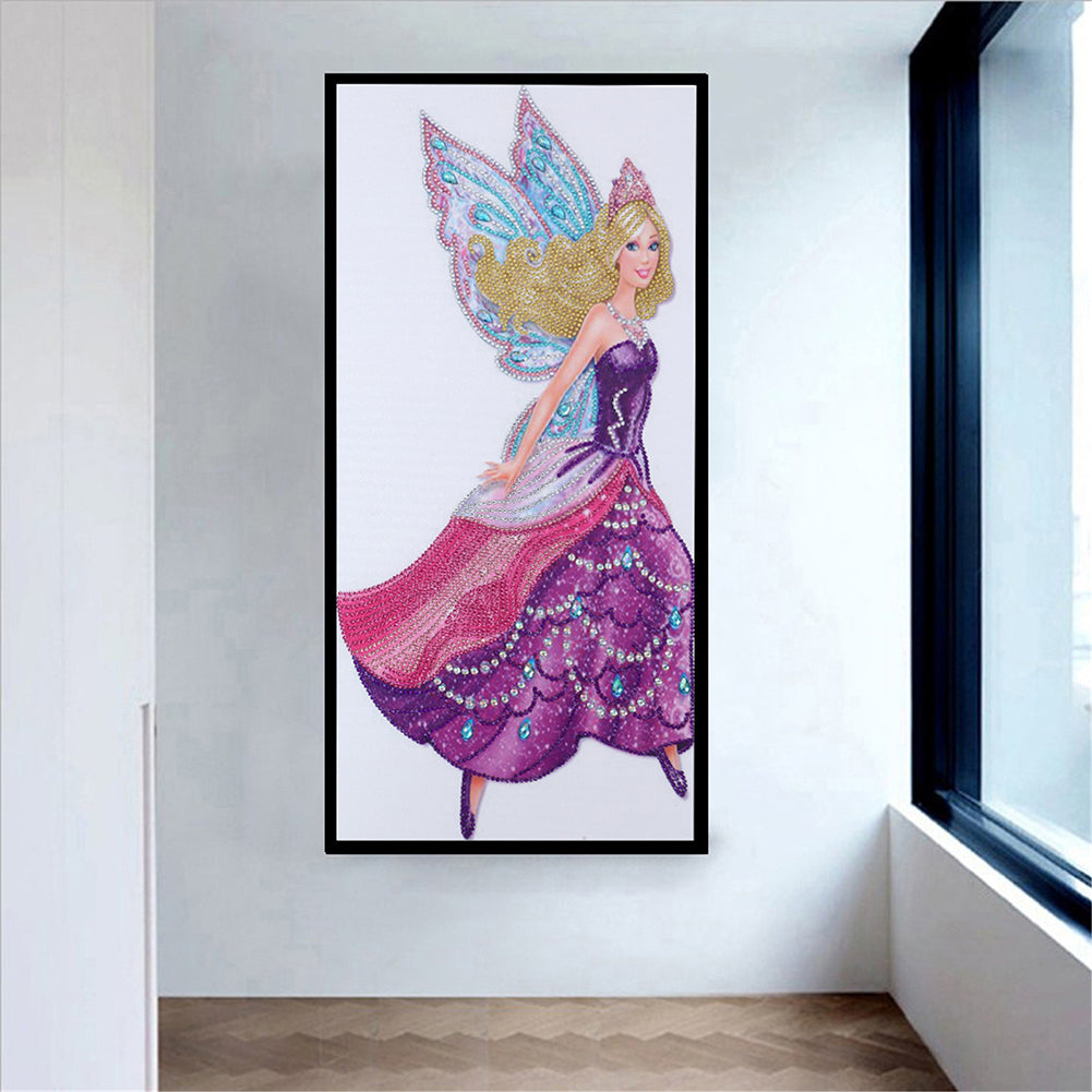 Lady - Special Shaped Drill Diamond Painting 30*60CM