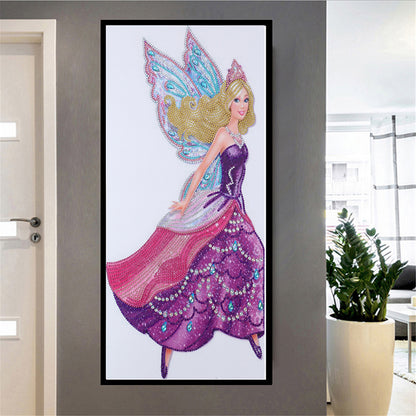 Lady - Special Shaped Drill Diamond Painting 30*60CM