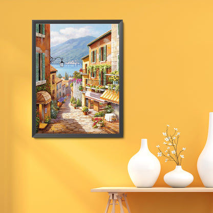 Street - 11CT Stamped Cross Stitch 50*66CM