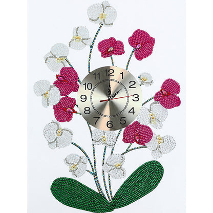 DIY Part Drill Special Shaped Diamond Clock 5D Mosaic Color Painting Kit