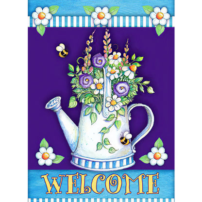 Welcome Word - Full Round Drill Diamond Painting 30*40CM