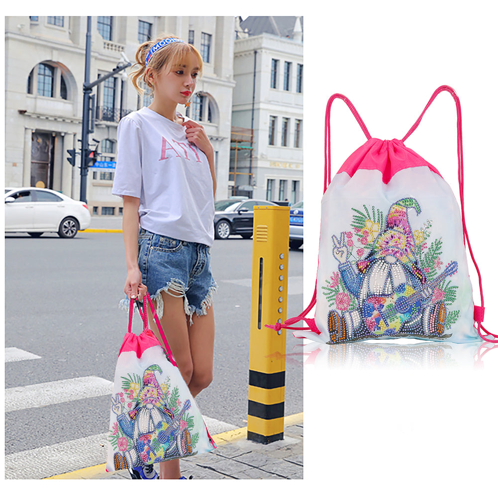 Diamond Painting DIY Special Shaped Drill Cute Animals Mosaic Backpack Kit