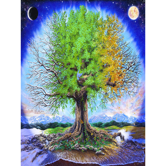 Tree Of Life - Full Round Drill Diamond Painting 30*40CM