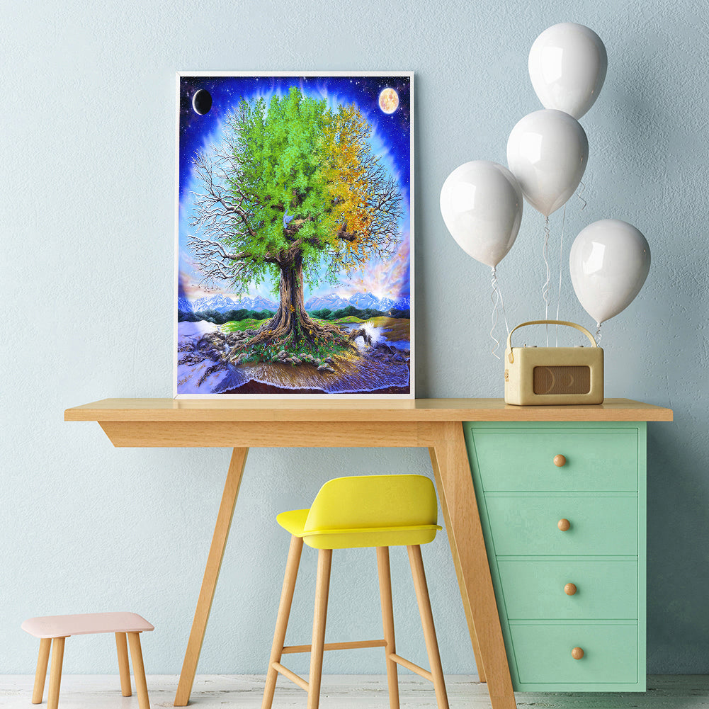 Tree Of Life - Full Round Drill Diamond Painting 30*40CM