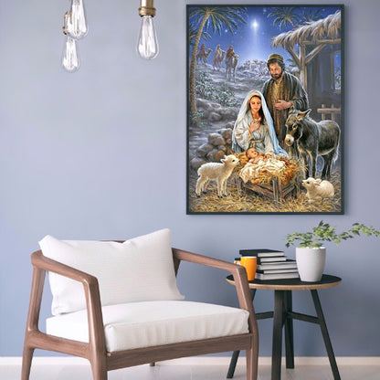 Jesus - Full Round Drill Diamond Painting 30*40CM