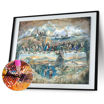 The Last Supper - Full Round Drill Diamond Painting 50*40CM
