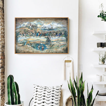 The Last Supper - Full Round Drill Diamond Painting 50*40CM