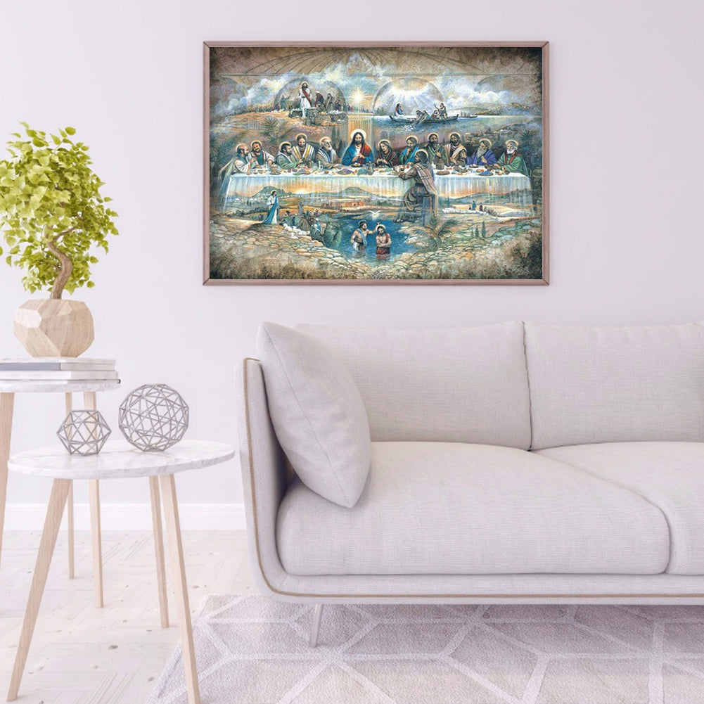 The Last Supper - Full Round Drill Diamond Painting 50*40CM