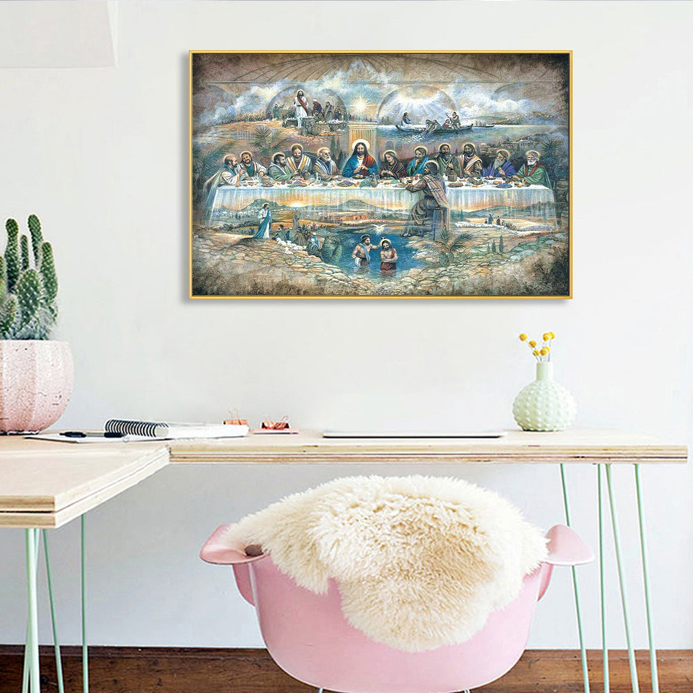 The Last Supper - Full Round Drill Diamond Painting 50*40CM