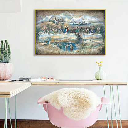 The Last Supper - Full Round Drill Diamond Painting 50*40CM