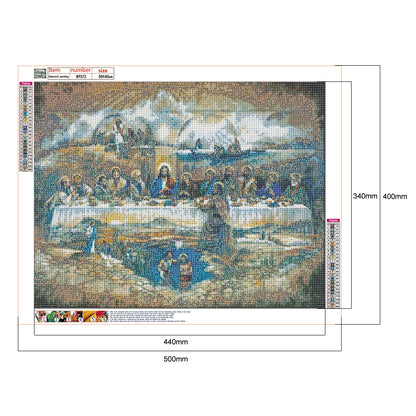 The Last Supper - Full Round Drill Diamond Painting 50*40CM