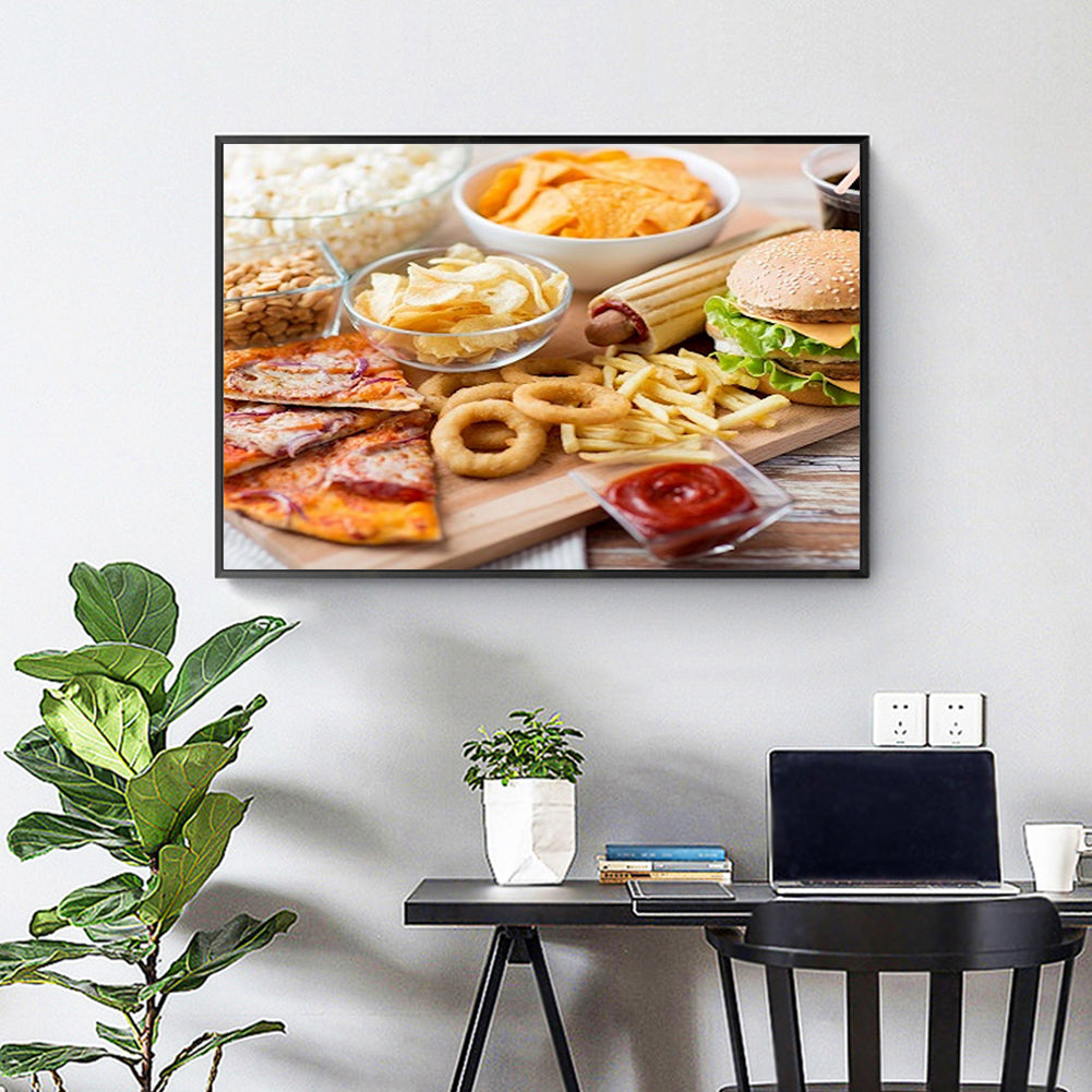 Meals - Full Round Drill Diamond Painting 40*30CM