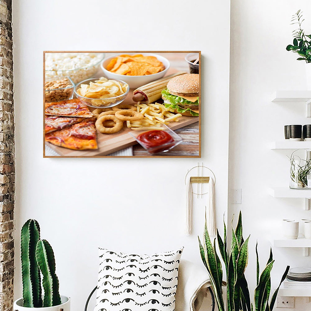 Meals - Full Round Drill Diamond Painting 40*30CM