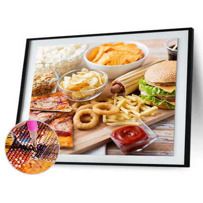 Meals - Full Round Drill Diamond Painting 40*30CM