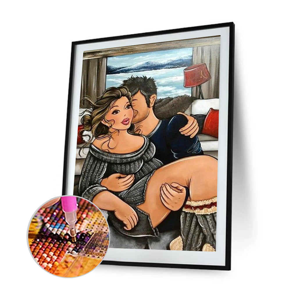 Fat Woman - Full Round Drill Diamond Painting 30*40CM