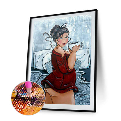 Fat Woman - Full Round Drill Diamond Painting 30*40CM