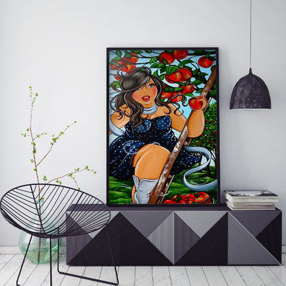 Fat Woman - Full Round Drill Diamond Painting 30*40CM