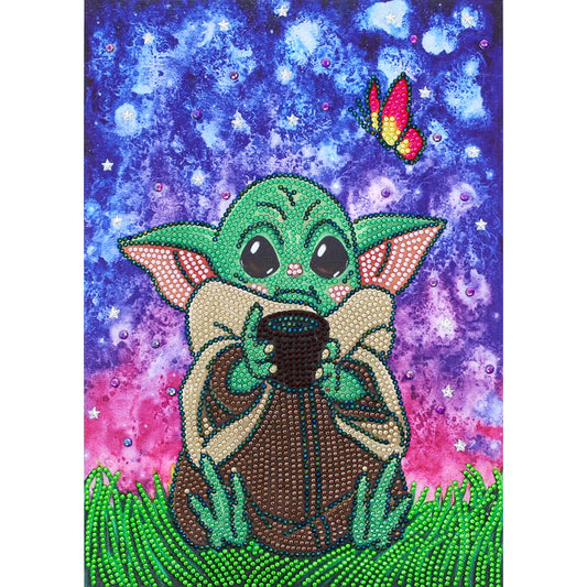 Yoda - Special Shaped Drill Diamond Painting 30*40CM