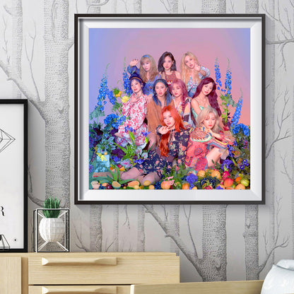 Twice Girls - Full Round Drill Diamond Painting 30*30CM