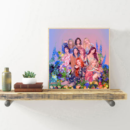 Twice Girls - Full Round Drill Diamond Painting 30*30CM