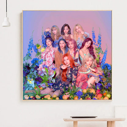 Twice Girls - Full Round Drill Diamond Painting 30*30CM