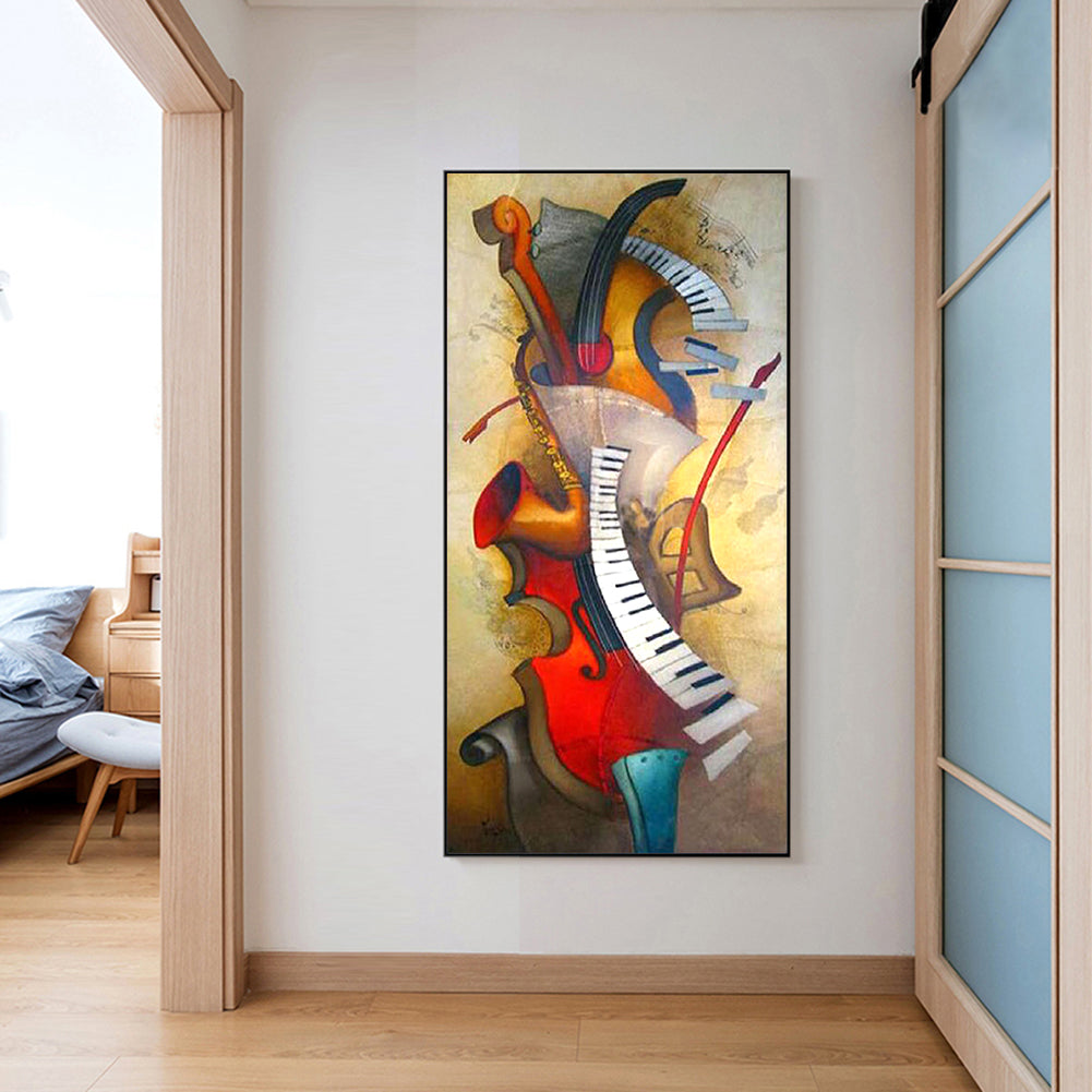 Musical Instrument - Full Round Drill Diamond Painting 40*80CM