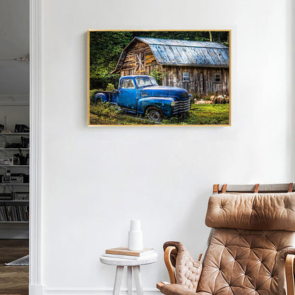 Car House - Full Round Drill Diamond Painting 40*30CM