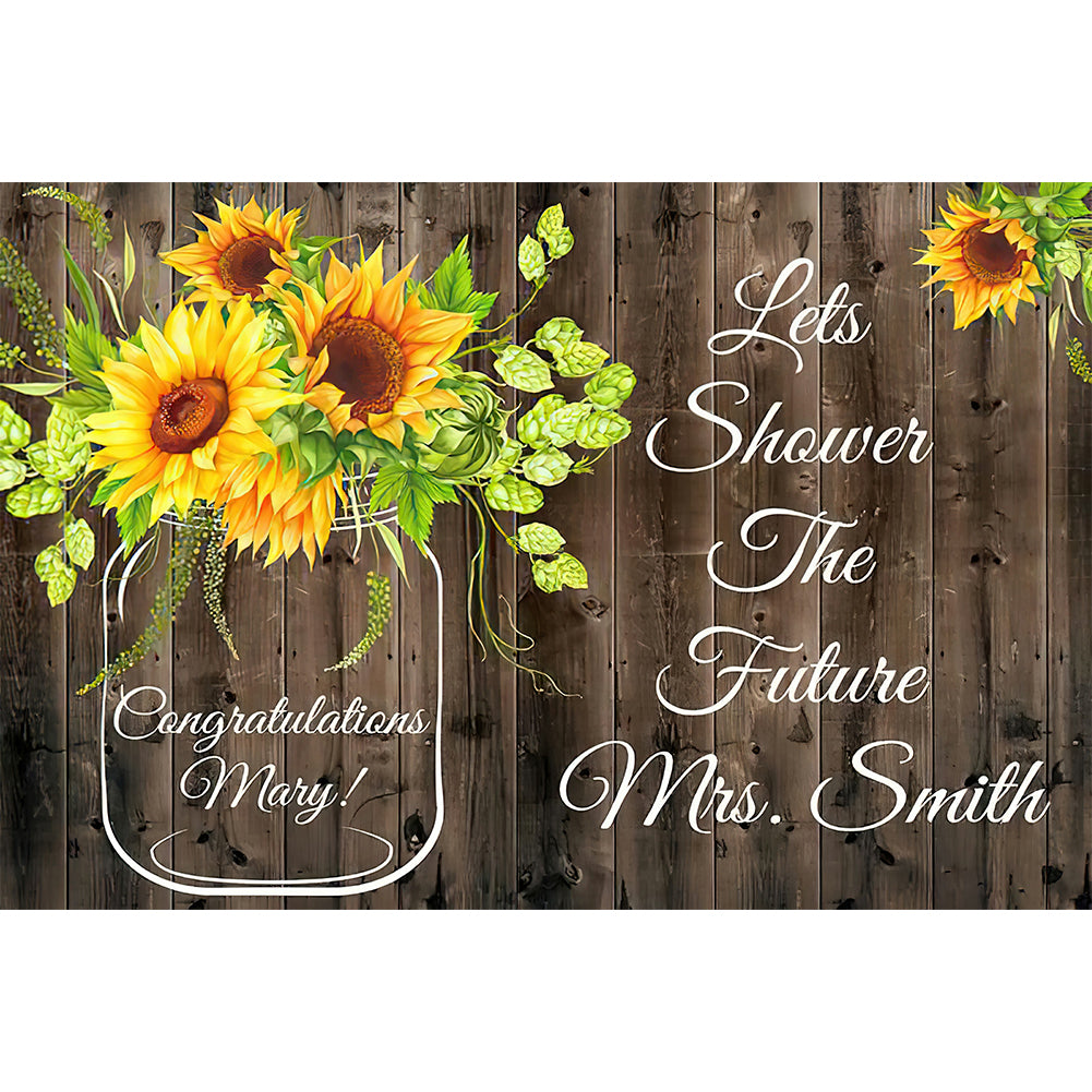 English Sentence - Full Round Drill Diamond Painting 50*40CM